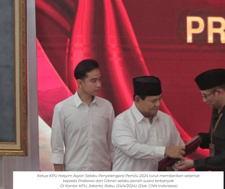 Prabowo-Gibran resmi ditetapkan sebagai Presiden dan Wakil Presiden terpilih 2024