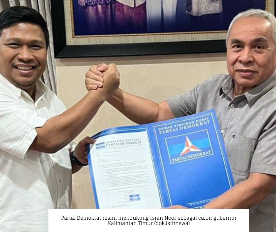 Isran Noor Dapat Lampu Hijau Dari Demokrat Untuk Maju di Pilgub Kaltim 2024