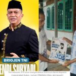 Beras Naik, Brigjen TNI Dendi Gerak Cepat Bagikan Beras Untuk Masyarakat Kukar