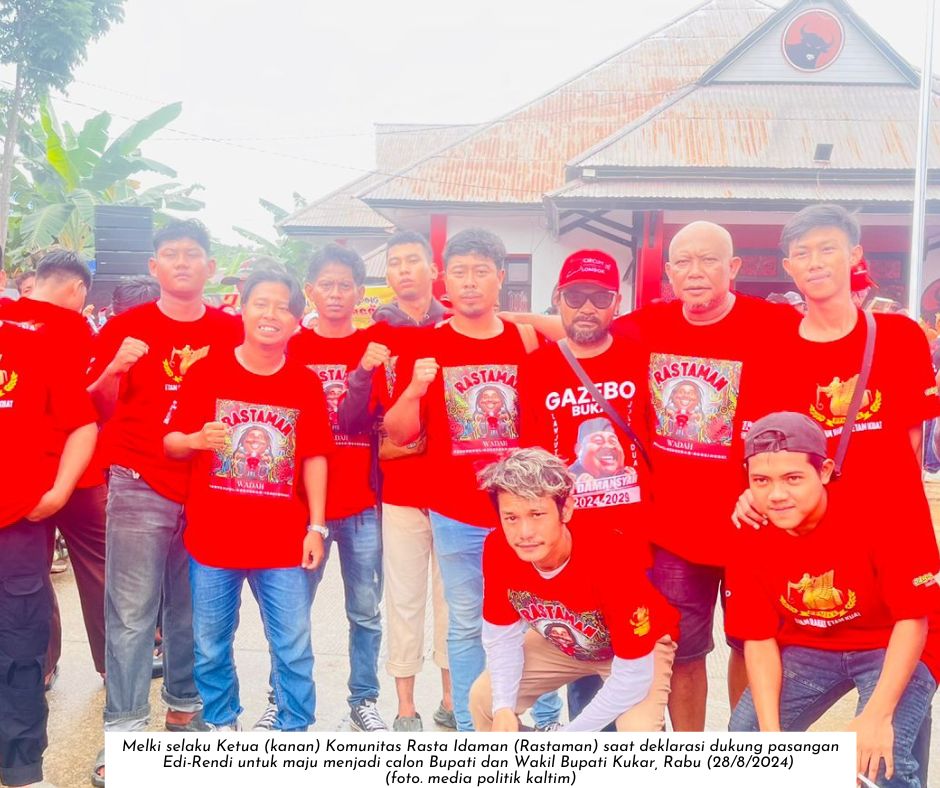 Rastaman Dukung Edi-Rendi Maju di Pilkada Kukar 2024, Siap Menghibur Masyarakat Kukar
