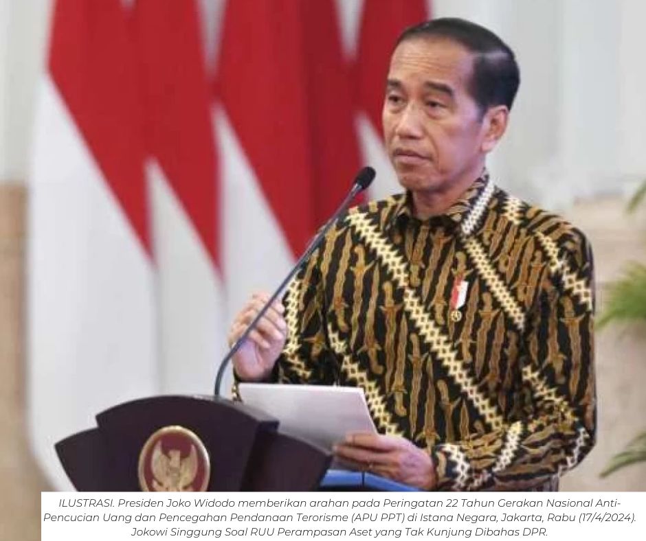 Jokowi Hanya Minta Publik Kawal RUU Perampasan Aset Sampai Disahkan DPR RI