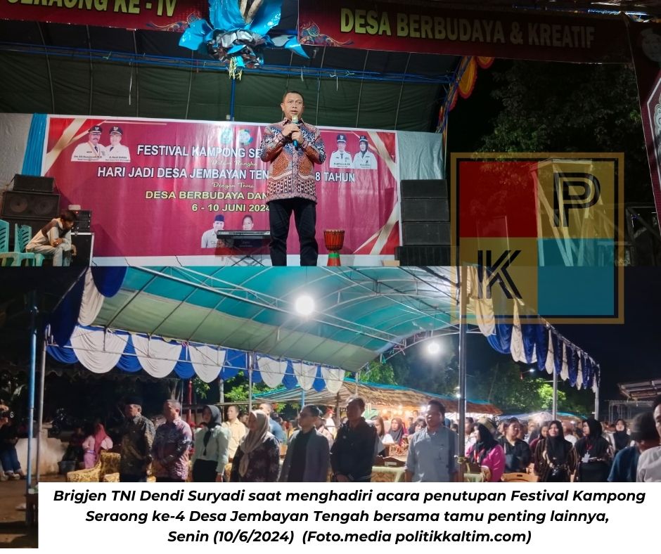 Brigjen TNI Dendi Suryadi Puji Kades Jembayan Tengah Sangat Kreatif