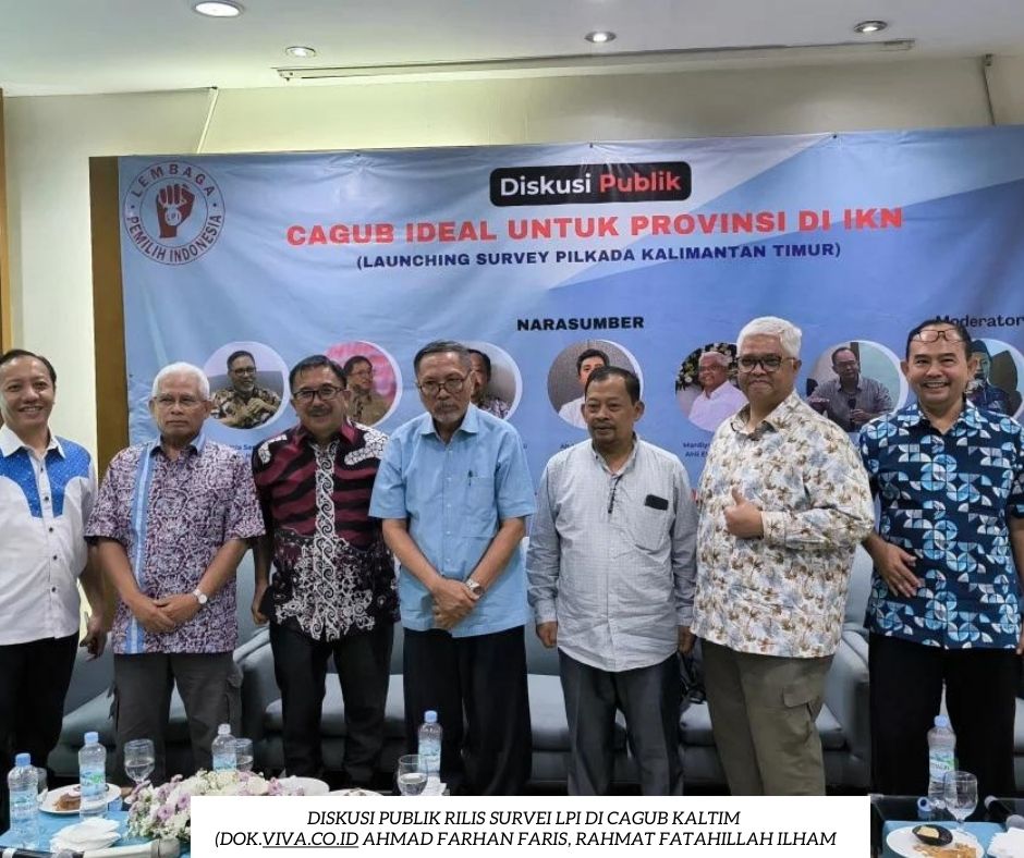 Survei LPI di Cagub Kaltim: 50,3% Masyarakat Menolak Memilih Dinasti Politik